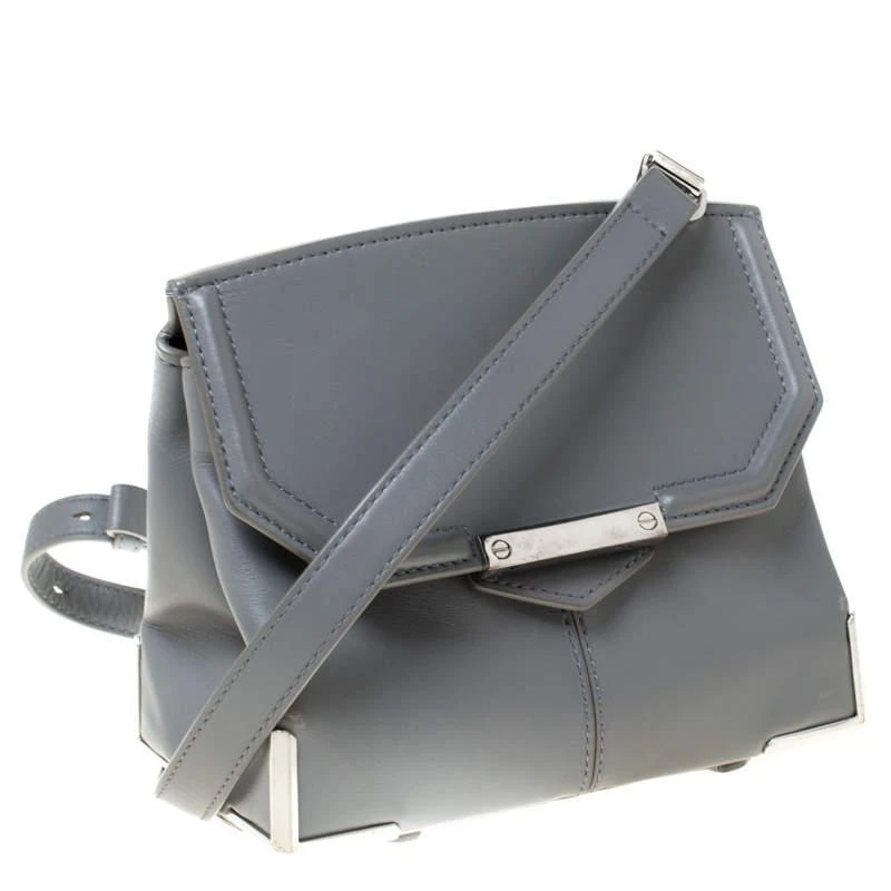 商品[二手商品] Alexander Wang|Alexander Wang Grey Leather Small Marion Shoulder Bag,价格¥1003,第3张图片详细描述