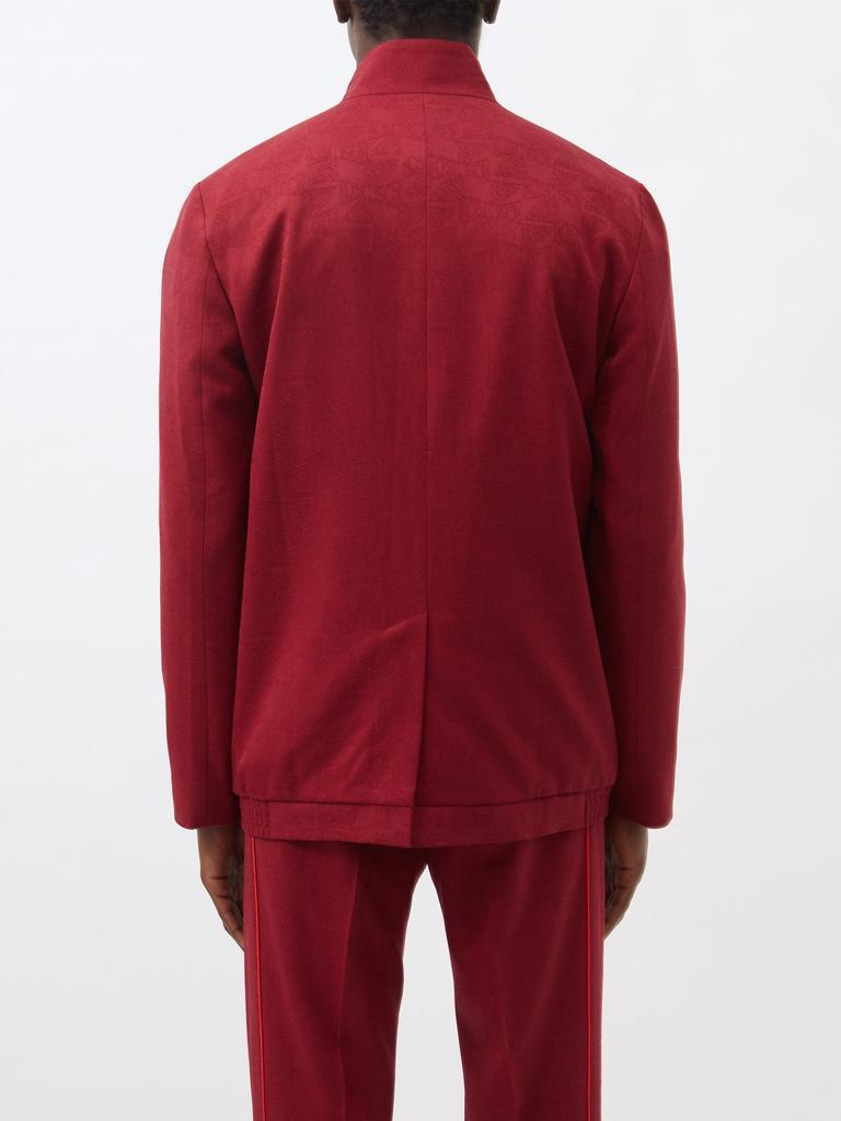 商品Martine Rose|Logo-jacquard piped wool track jacket,价格¥2658,第7张图片详细描述
