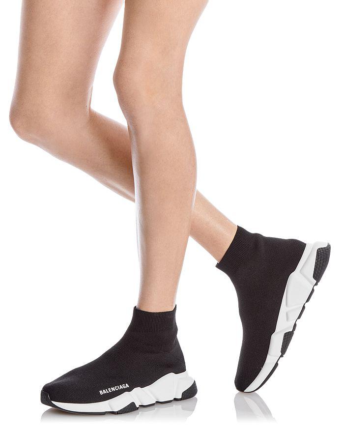 Women's Speed Knit High Top Sneakers商品第2张图片规格展示