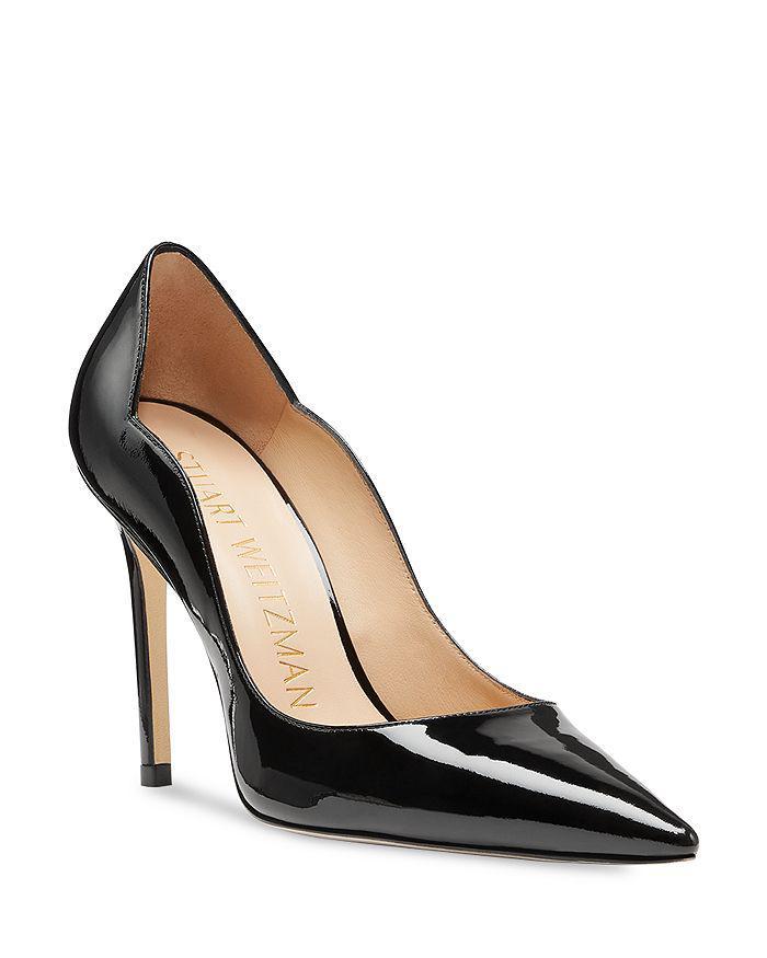 商品Stuart Weitzman|Women's Stuart Pointed Toe Scalloped Edge High Heel Pumps,价格¥3560,第1张图片详细描述