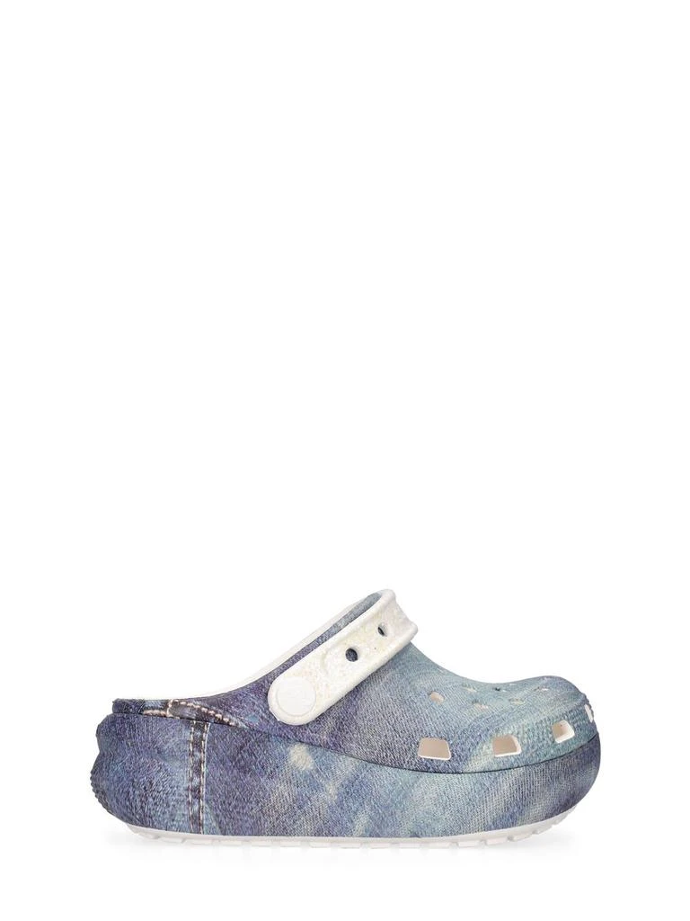 商品Crocs|Denim Print Rubber Crocs W/ Butterfly,价格¥253,第1张图片