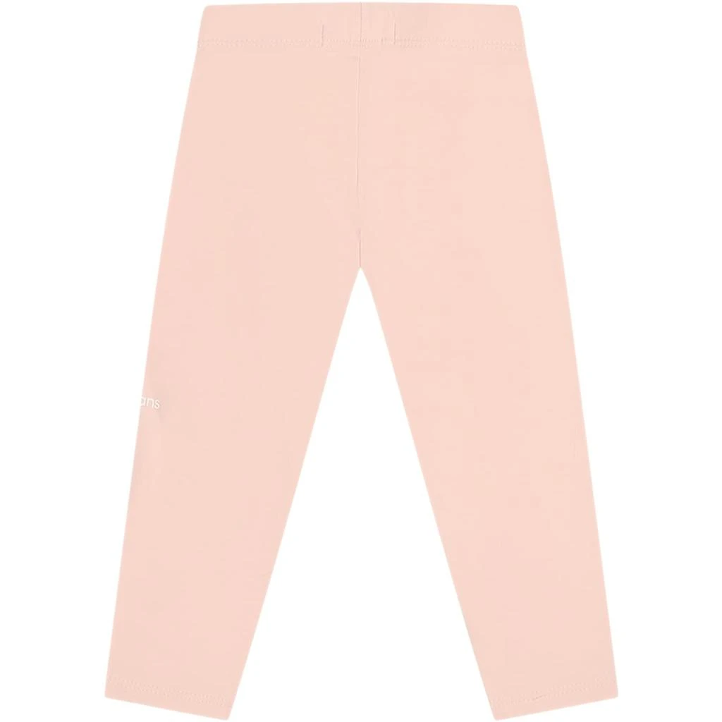 商品Calvin Klein|Pink Leggings For Baby Girl With Logo,价格¥468,第2张图片详细描述