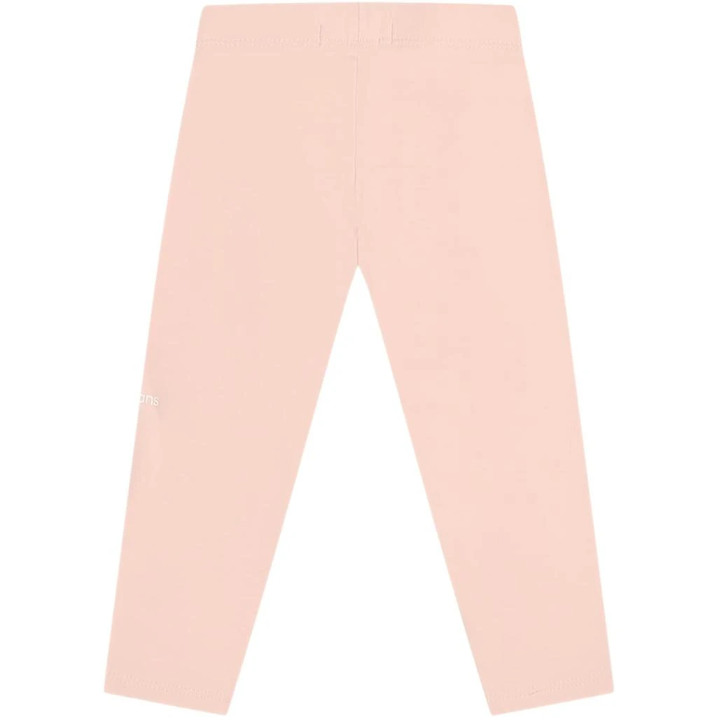 商品Calvin Klein|Pink Leggings For Baby Girl With Logo,价格¥497,第2张图片详细描述