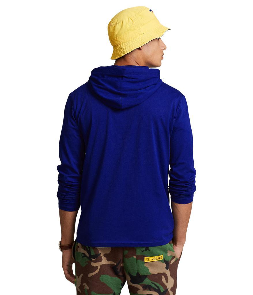 商品Ralph Lauren|Appliqué Logo Jersey Hooded T-Shirt,价格¥611,第4张图片详细描述