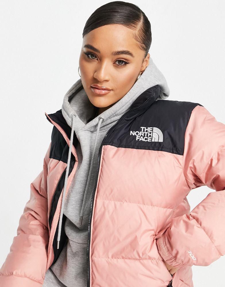 The North Face 1996 Retro Nuptse down puffer jacket in pink商品第3张图片规格展示