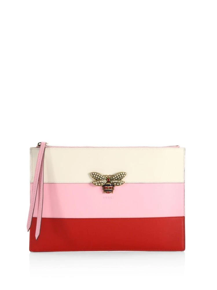 商品Gucci|Queen Margaret Colorblock Leather Pouch,价格¥6223,第1张图片