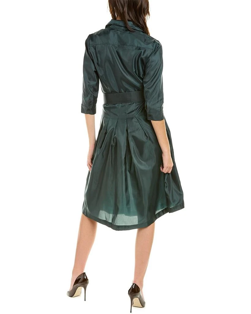 商品SAMANTHA SUNG|Samantha Sung Audrey 3 Silk Shirtdress,价格¥3155,第2张图片详细描述