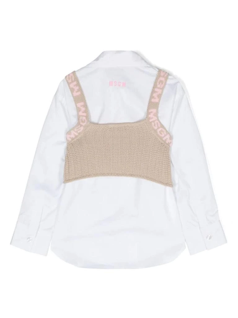 商品MSGM|Camicia Con Top,价格¥1695,第2张图片详细描述