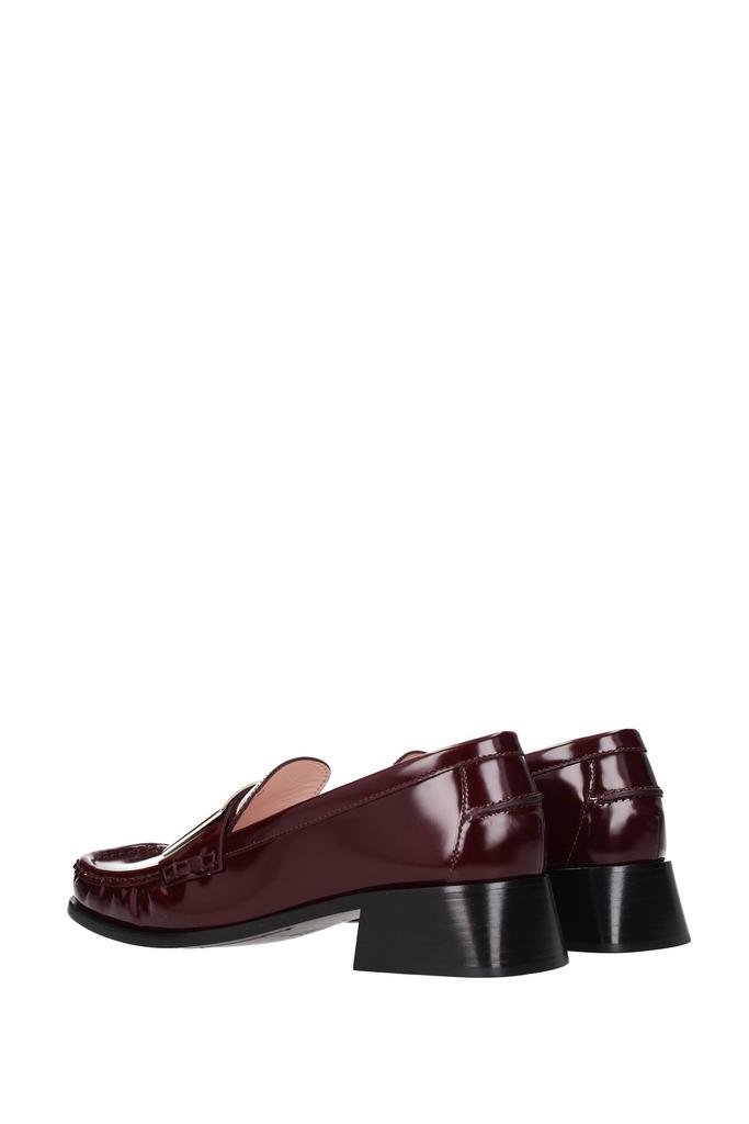 Loafers Patent Leather Red Bordeaux商品第4张图片规格展示