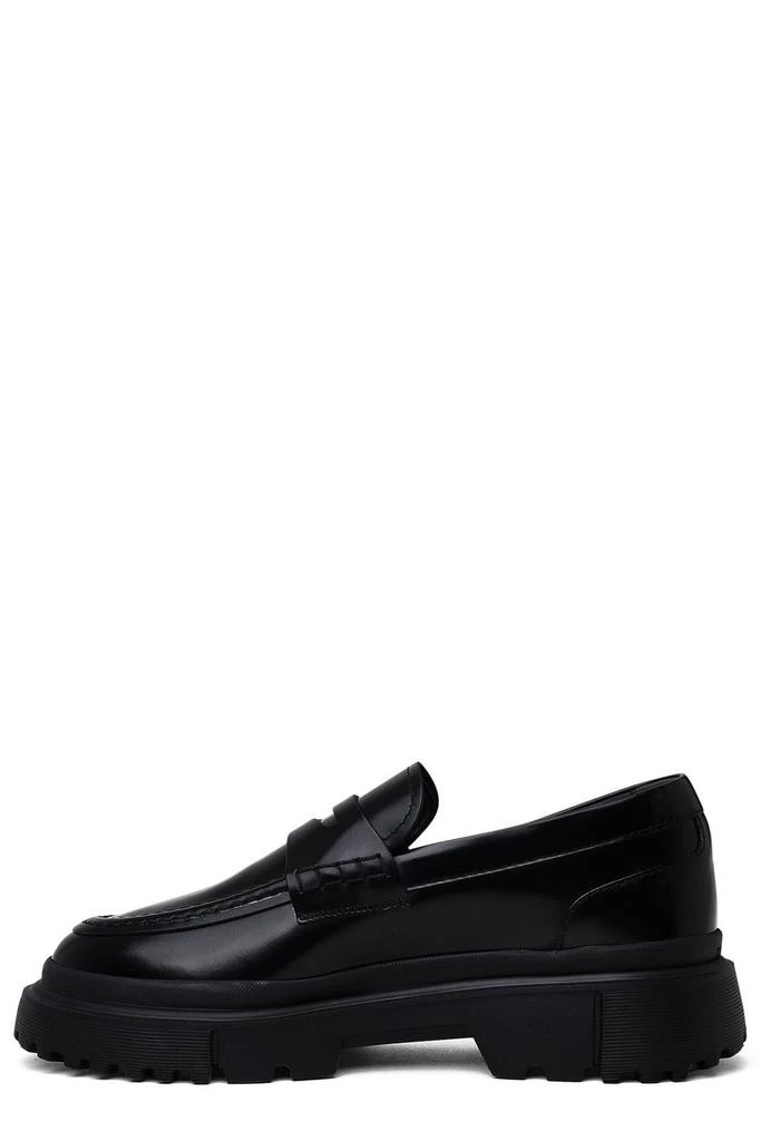商品hogan|Hogan H629 Round-Toe Loafers,价格¥3332,第2张图片详细描述