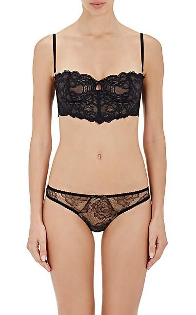 商品Fleur du Mal|Bianca Lace Longline Balconette Bra,价格¥517,第1张图片
