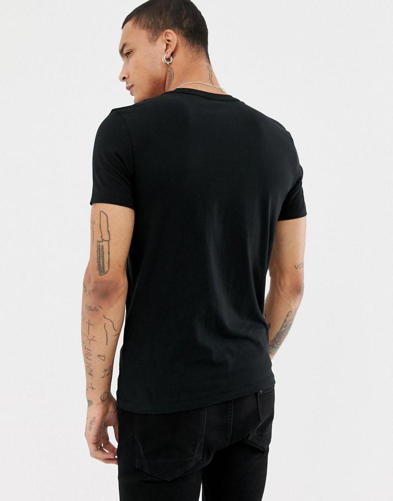 AllSaints Tonic crew t-shirt in jet black商品第2张图片规格展示