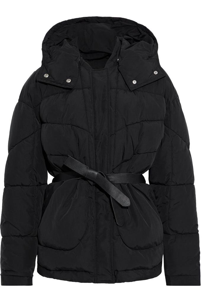 Gigi belted quilted shell hooded jacket商品第1张图片规格展示