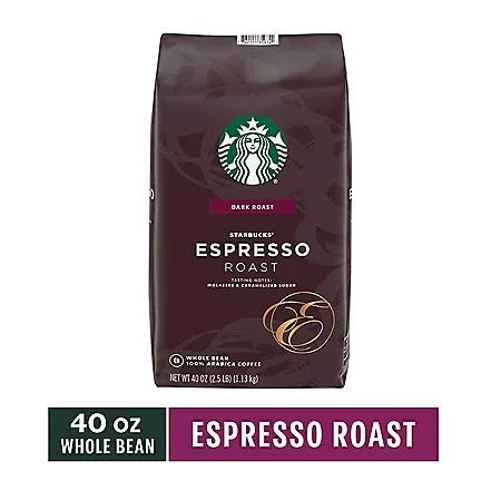 商品Starbucks|意式浓缩烘焙咖啡豆 (40 oz.),价格¥165,第2张图片详细描述