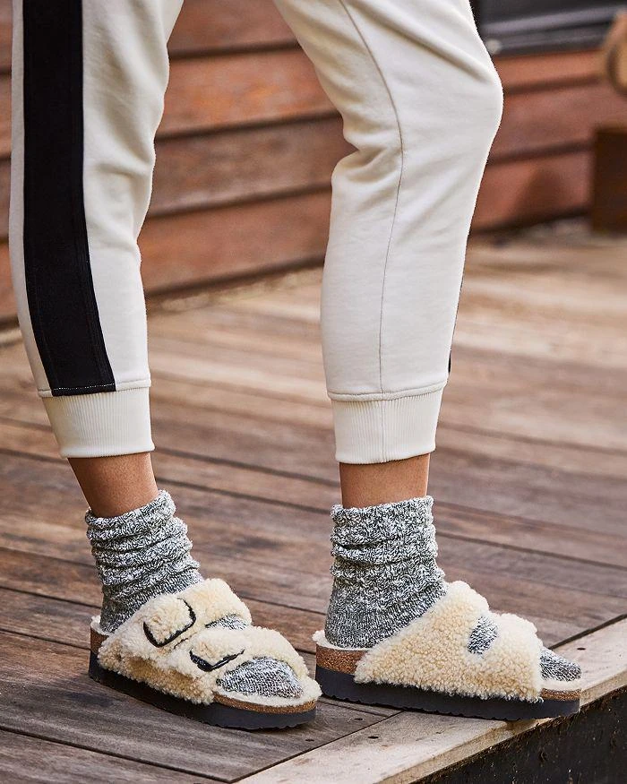 商品Birkenstock|Women's Papillio Arizona Shearling Slide Sandals,价格¥1349,第2张图片详细描述