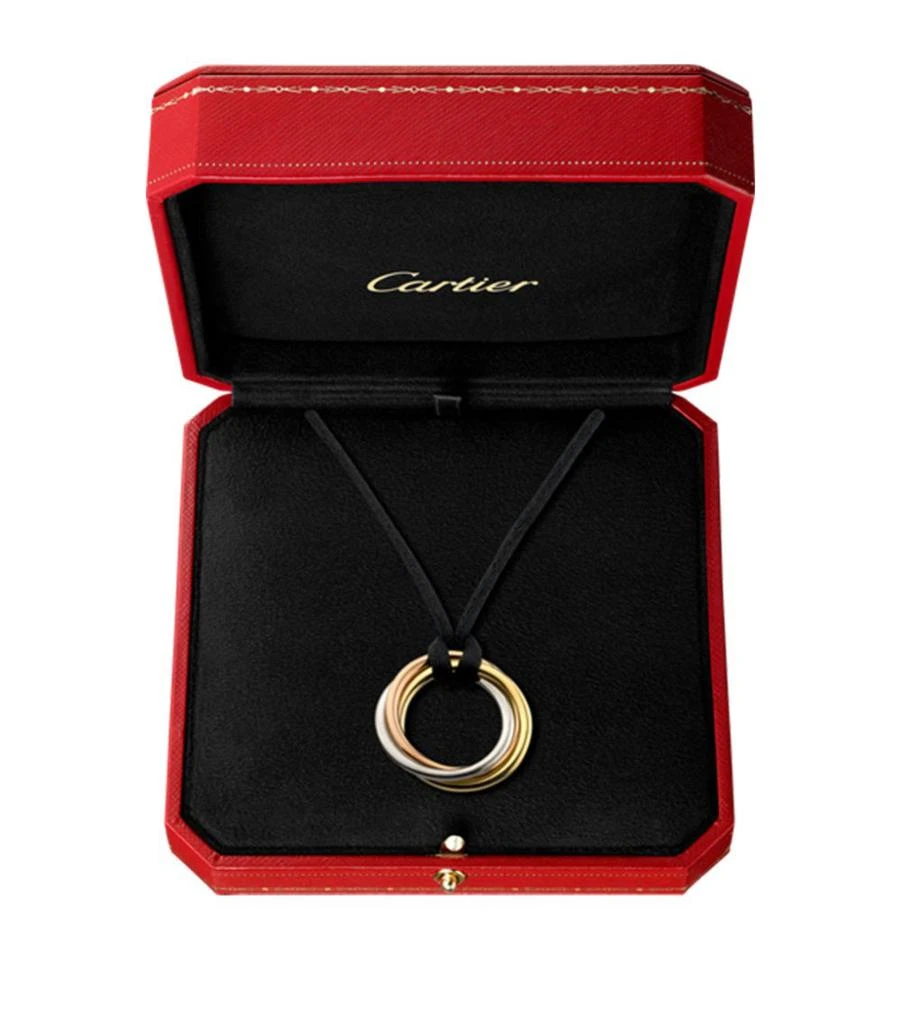 商品Cartier|White, Yellow and Rose Gold Trinity Cord Necklace,价格¥23807,第2张图片详细描述