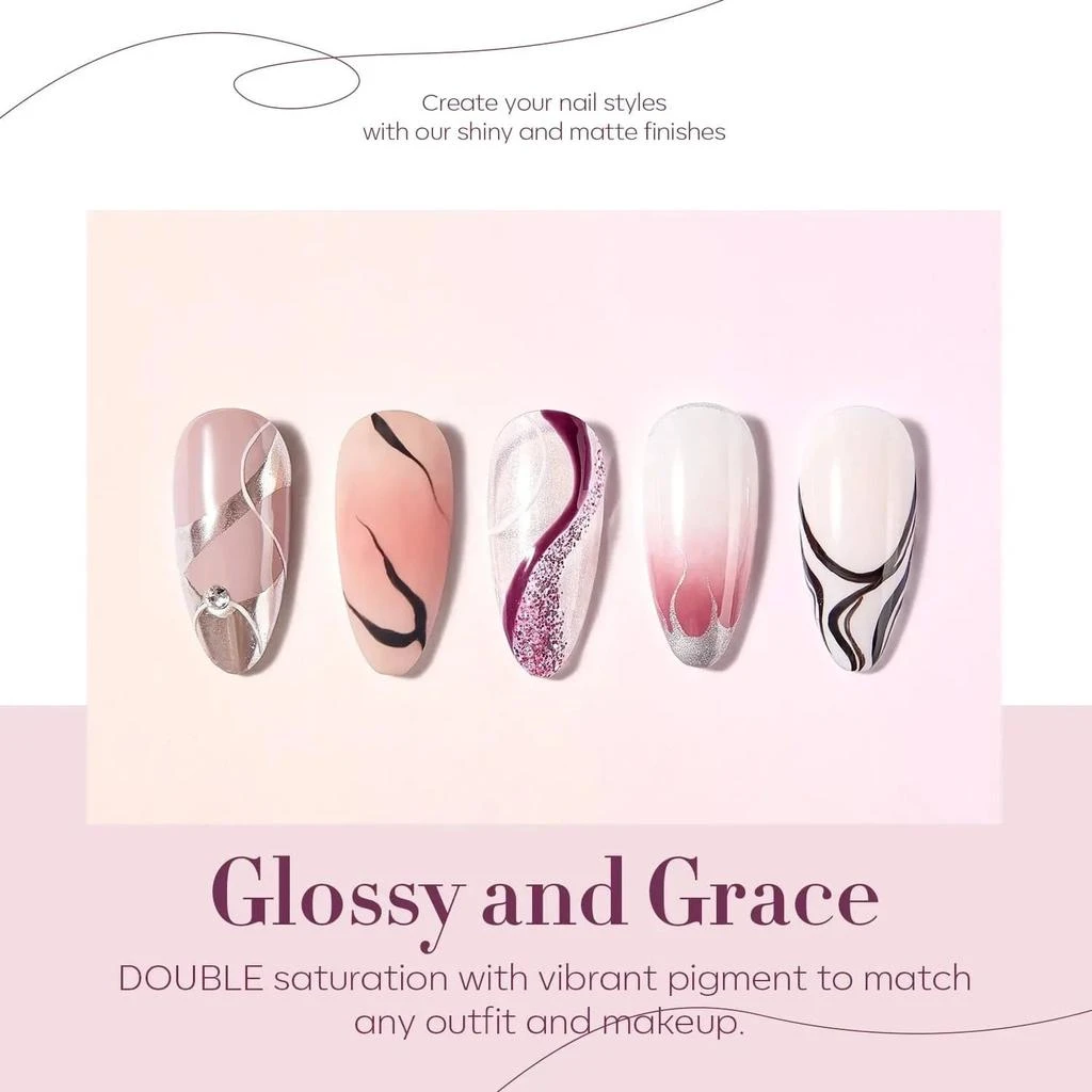 6 Shades Gel Nail Polish Set Collection 商品