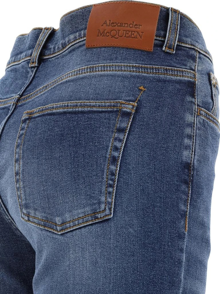 商品Alexander McQueen|Bootcut Jeans Blue,价格¥3315,第4张图片详细描述