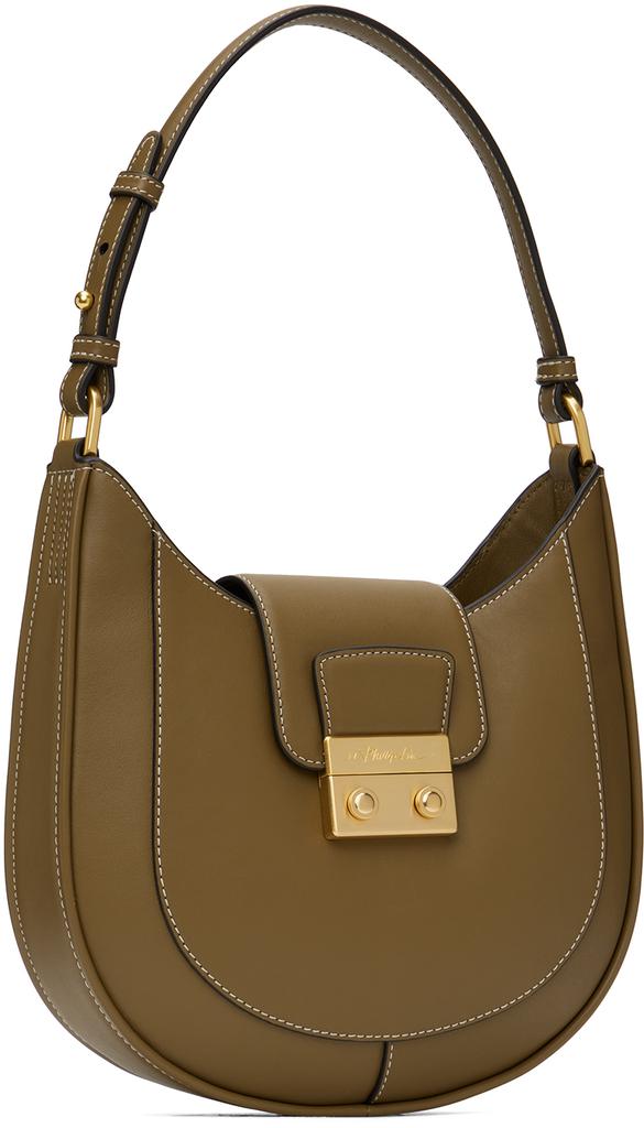 Taupe Pashli Modern Shoulder Bag商品第2张图片规格展示
