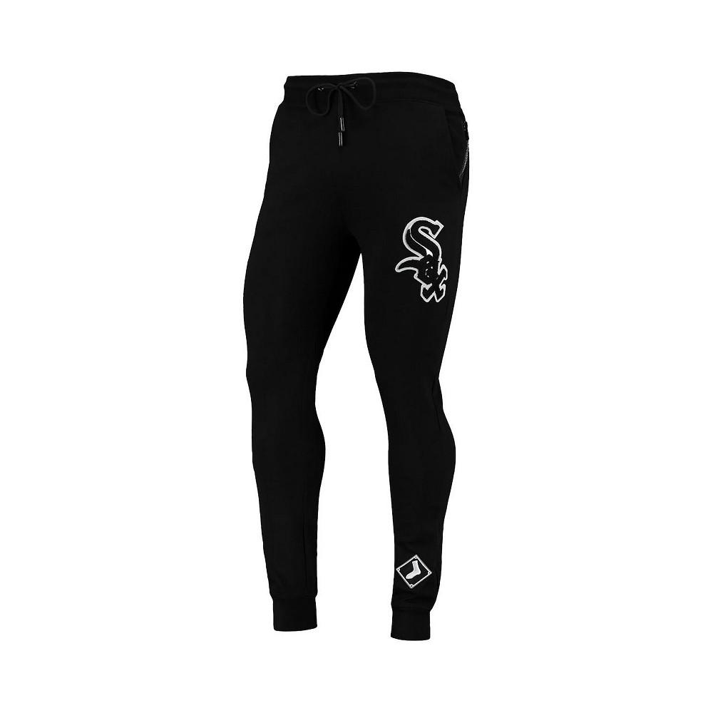 Men's Black Chicago White Sox Logo Jogger Pants商品第3张图片规格展示