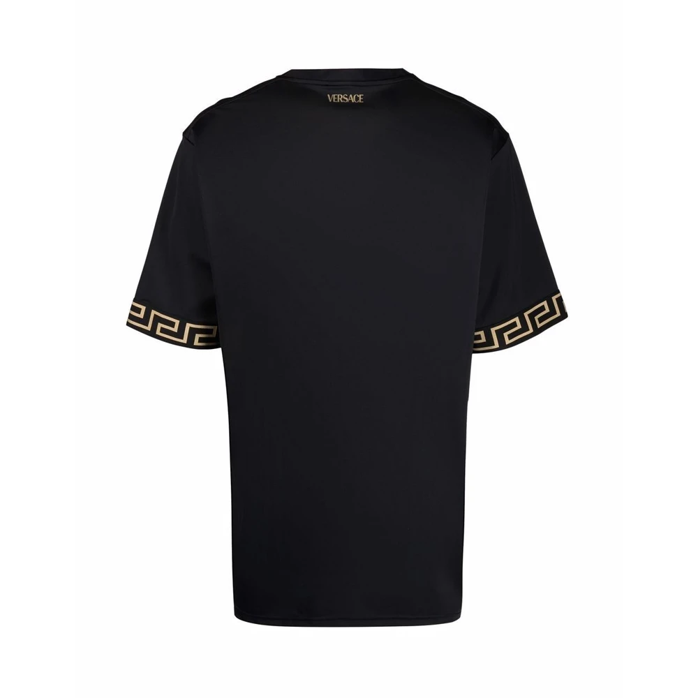 商品Versace|VERSACE 黑色男士T恤 1004079-A232185-A80G,价格¥1295,第1张图片