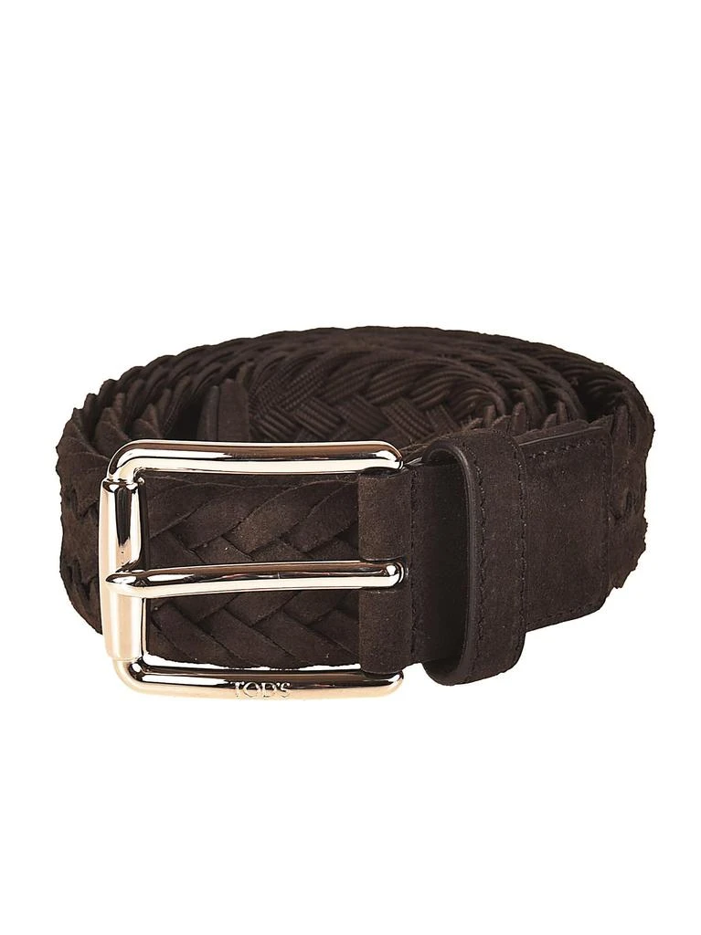 商品Tod's|Tods Mens Brown Suede Belt,价格¥3634,第1张图片