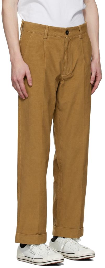 Brown Corduroy Classic Trousers商品第2张图片规格展示