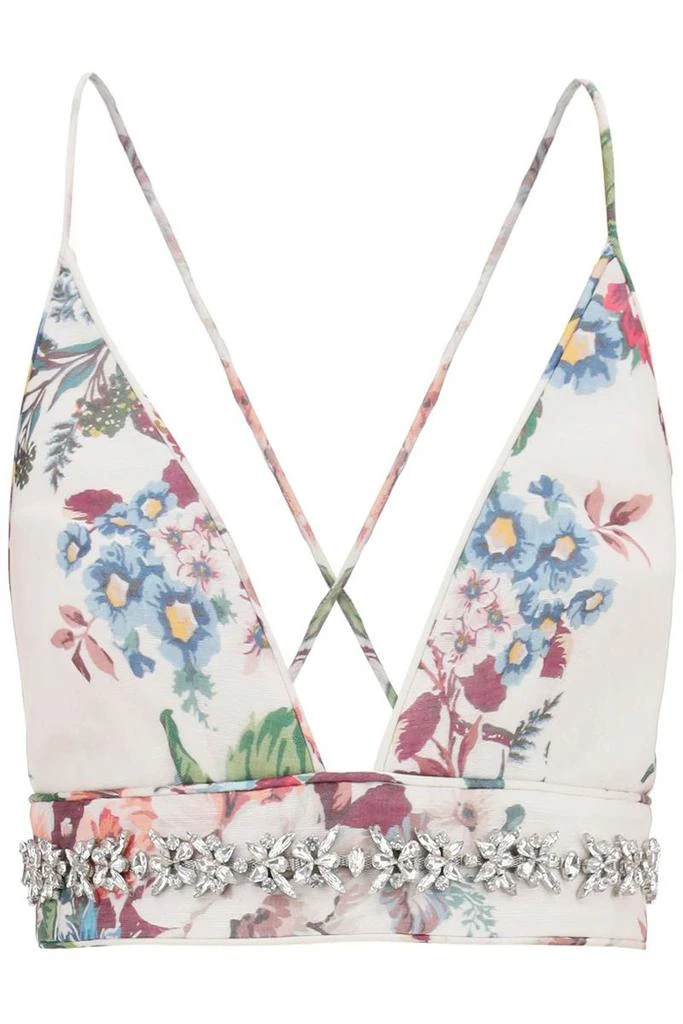 商品Zimmermann|Matchmaker Embellished Bra Top,价格¥2825,第1张图片