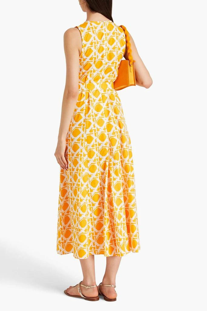 商品Diane von Furstenberg|Elliot belted printed cotton and linen-blend midi dress,价格¥2319,第3张图片详细描述