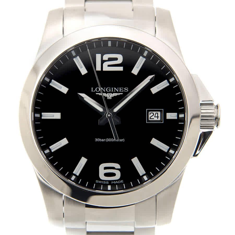 商品Longines|浪琴 康卡斯系列 男士石英手表41mm L3.759.4.58.6 ,价格¥4281,第4张图片详细描述