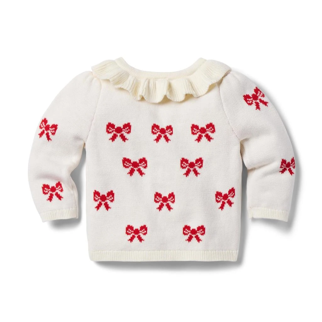 商品Janie and Jack|Bow Icon Ruffle Cardigan (Infant),价格¥404,第2张图片详细描述