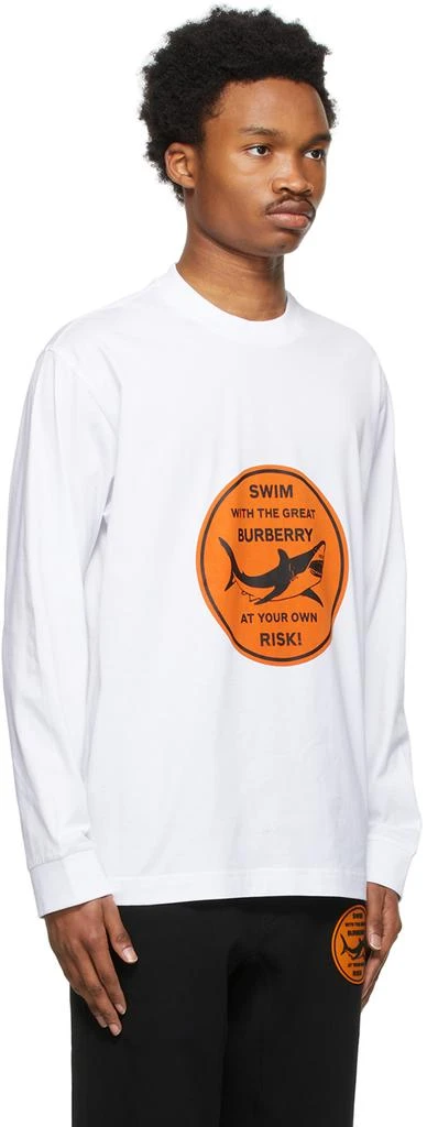 商品Burberry|White Shark Graphic Long Sleeve T-Shirt,价格¥4054,第2张图片详细描述