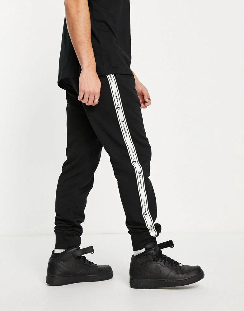 商品CHAMPION|Champion taping joggers in black,价格¥210,第4张图片详细描述