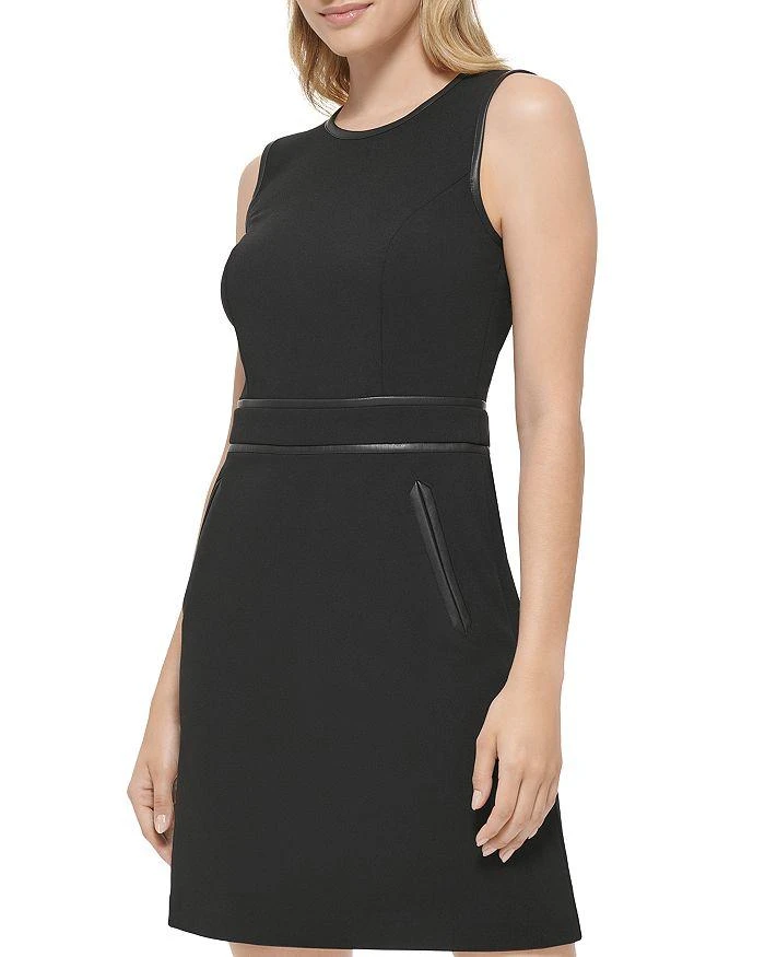 商品Karl Lagerfeld Paris|Scuba Crepe Sheath Dress,价格¥376,第3张图片详细描述