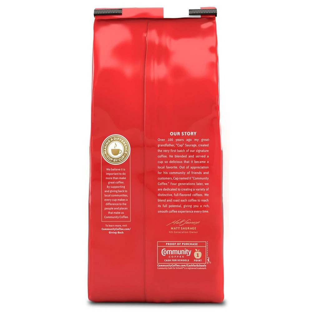 商品Community Coffee|Cafe Special Decaf Medium-Dark Roast Premium Ground Coffee, 12 Oz - 6 Pack,价格¥464,第5张图片详细描述