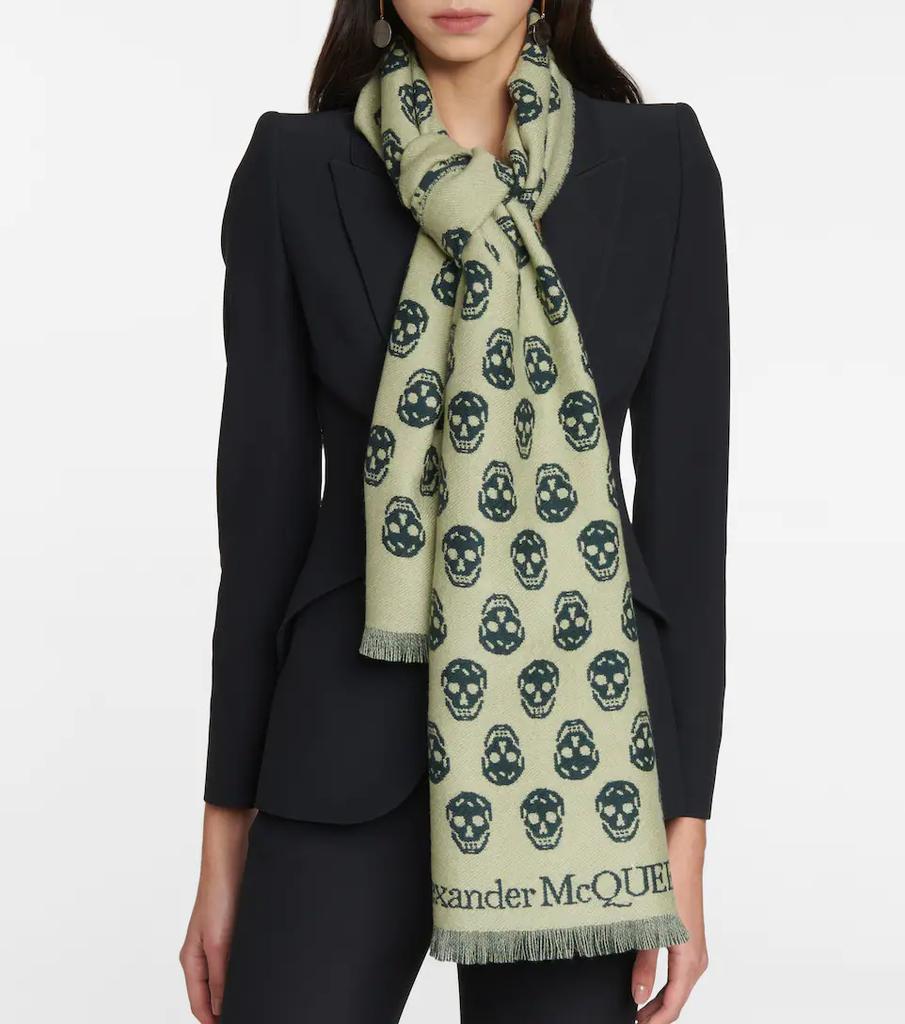 商品Alexander McQueen|羊毛围巾,价格¥1706,第4张图片详细描述