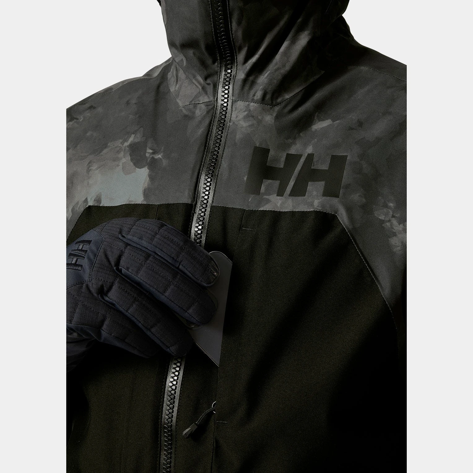 商品【商品预售7天】 Helly Hansen|Helly Hansen 男士户外滑雪服上装 65787990BLACK 黑色,价格¥3939,第5张图片详细描述