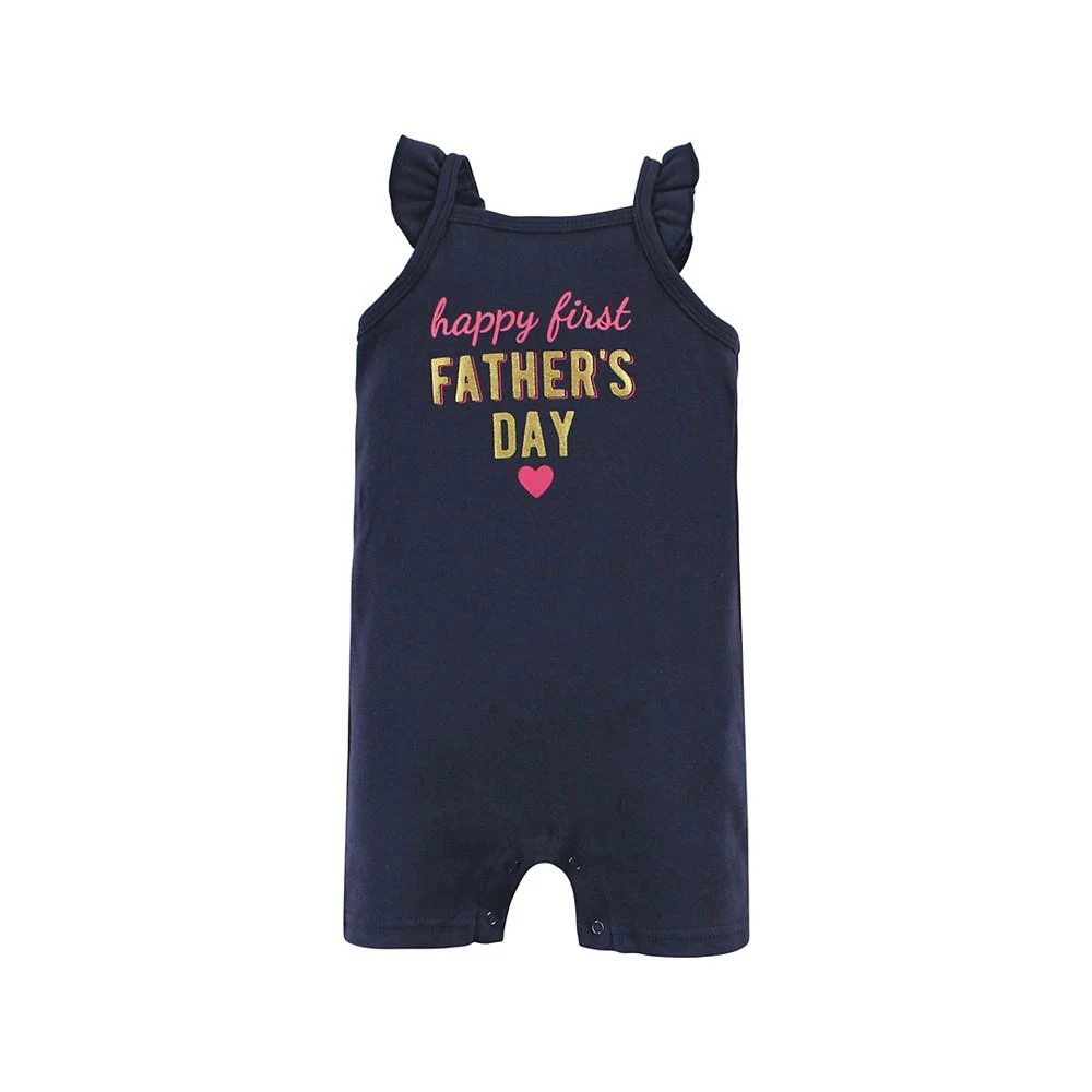 商品Hudson|Baby Girls Short Sleeve Rompers, Pack of 2,价格¥188,第4张图片详细描述