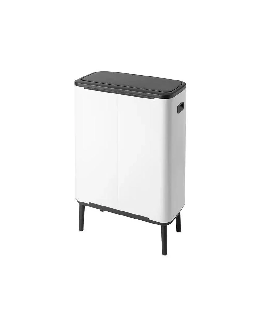 商品Brabantia|Bo Touch Top Hi Dual Compartment Trash Can, 2 x 8 Gallon, 2 x 30 Liter,价格¥1968,第4张图片详细描述