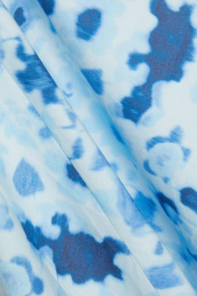 商品Ganni|Shirred printed cotton midi dress,价格¥881,第2张图片详细描述
