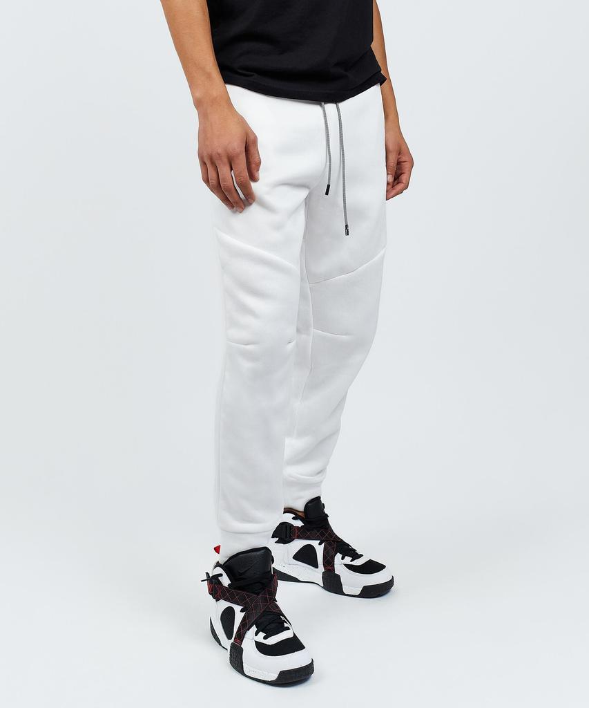 商品Reason Clothing|Haram Slim Fit White Jogger With Zip Detail,价格¥74,第5张图片详细描述