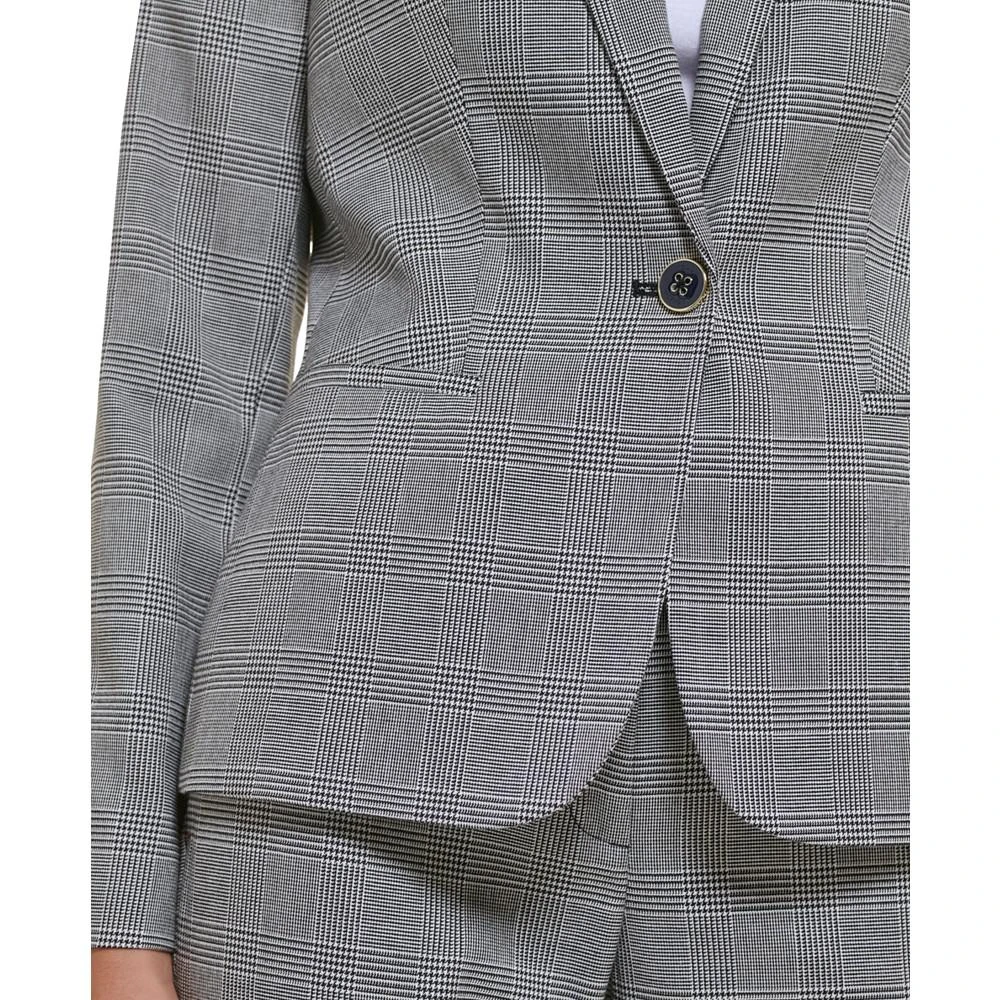 商品Tommy Hilfiger|Women's Glen Plaid Single-Button Blazer,价格¥1092,第4张图片详细描述