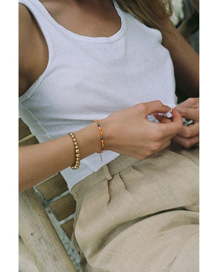 商品Anni Lu|Maybe Baby Beaded Bracelet in 18K Gold Plated,价格¥330,第2张图片详细描述