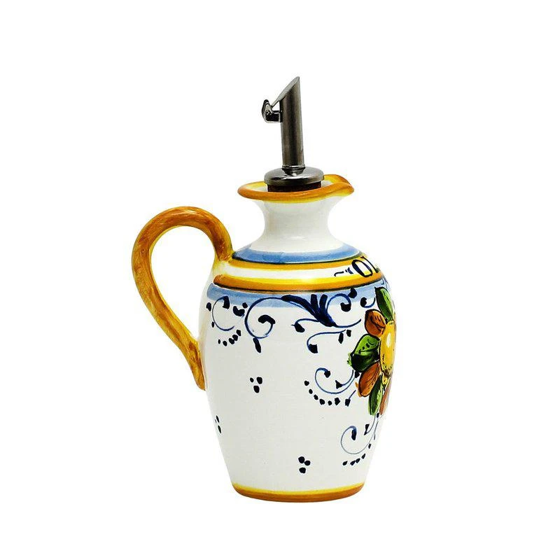 商品Artistica - Deruta of Italy|Limoncini: Small Olive Oil Bottle Dispenser With Handle,价格¥737,第2张图片详细描述
