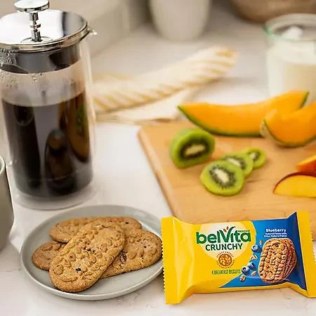 belVita Blueberry Breakfast Biscuits, 4 biscuits per pack, 25 pk. 商品