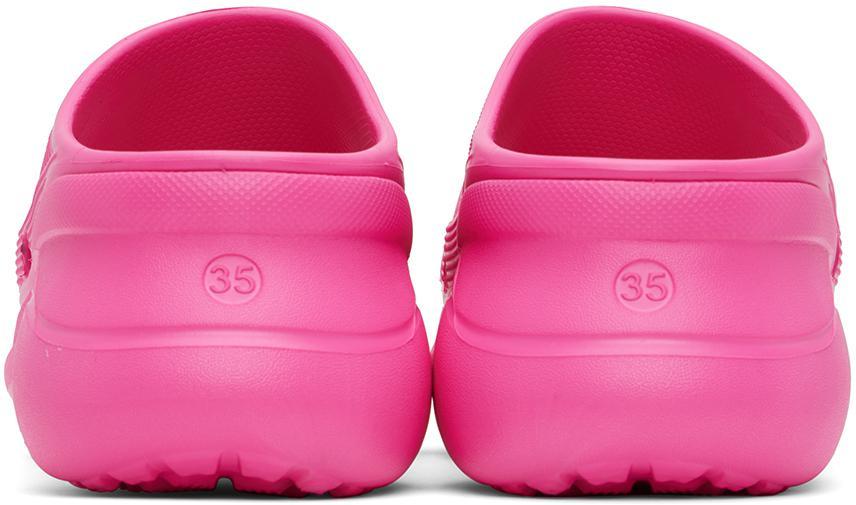 商品Balenciaga|Pink Crocs Edition Pool Slides,价格¥4312,第4张图片详细描述