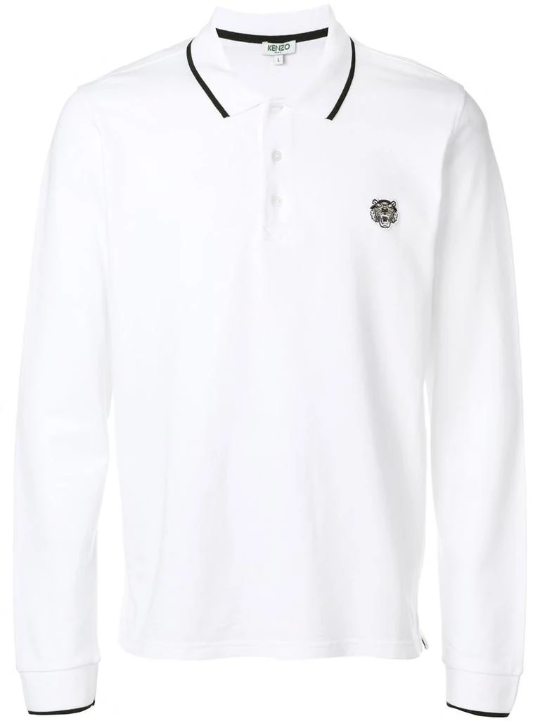 商品Kenzo|Tiger Crest Logo Polo Shirt Polo & T-shirts Man,价格¥816,第1张图片