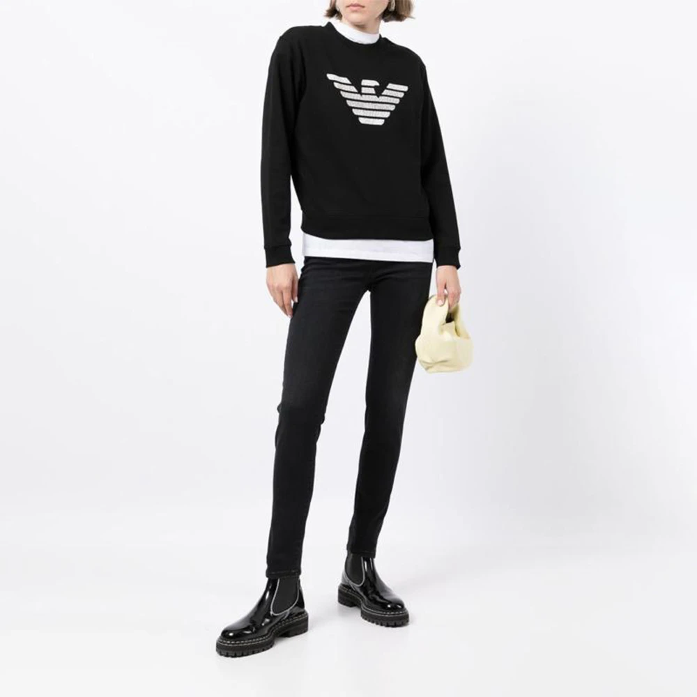EMPORIO ARMANI 黑色女士卫衣/帽衫 6K2M8Z-2J49Z-0999 商品