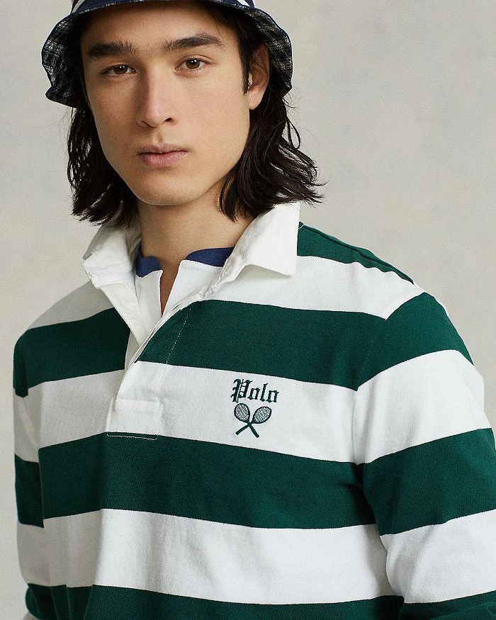 商品Ralph Lauren|Cotton Jersey Stripe Classic Fit Rugby Shirt,价格¥390,第4张图片详细描述