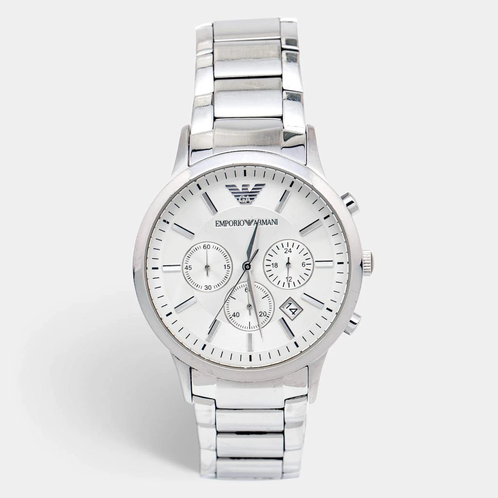 商品[二手商品] Emporio Armani|Emporio Armani Cream Stainless Steel Sportivo AR2458 Men's Wristwatch 43 mm,价格¥1117,第1张图片